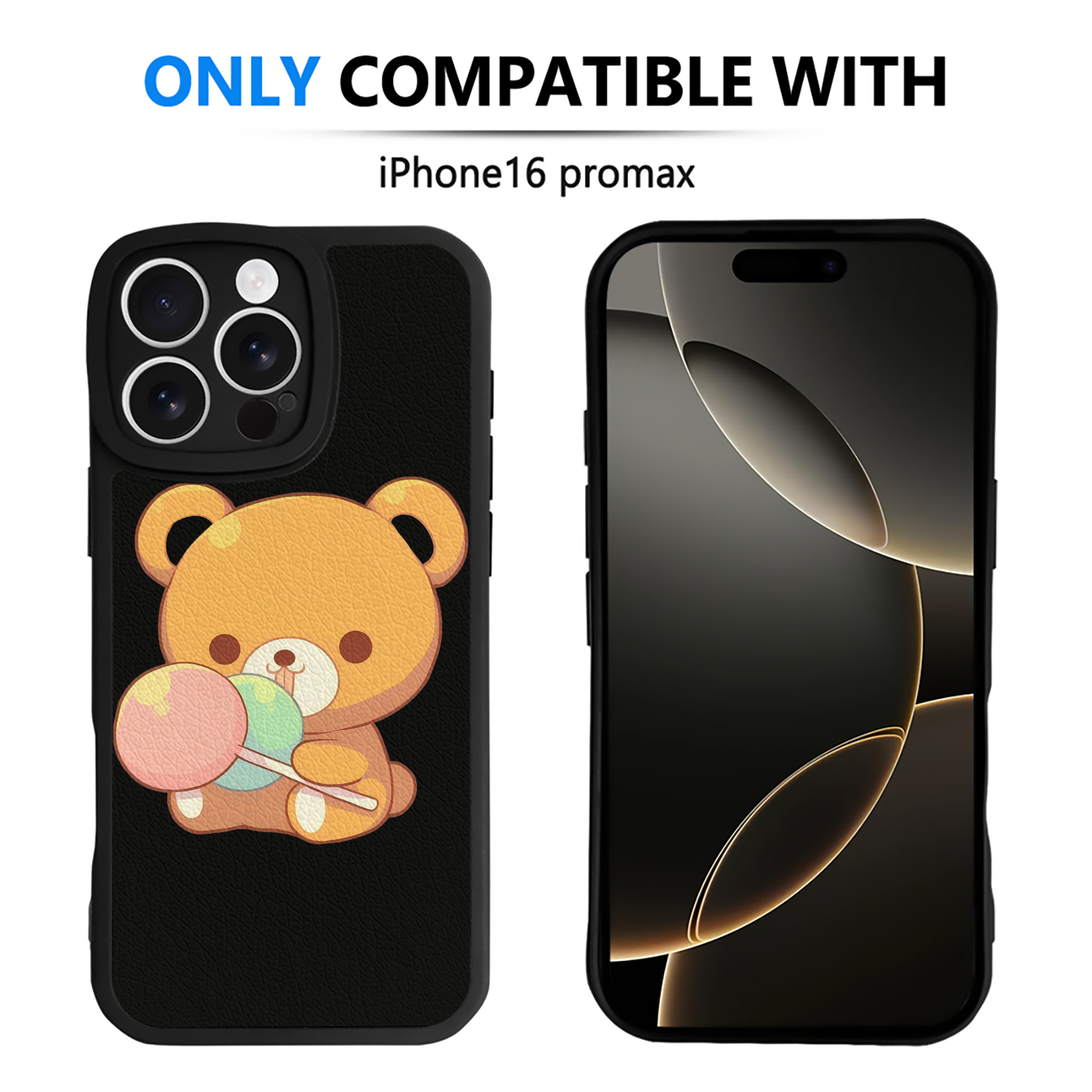 （画像用） リラックマ リラックマ キイロイトリ Rilakkuma Korilakkuma Kiiroitori 【iPhone 16シリーズ対応】シリコンスマホケース（レザー調） 材質：シリコン